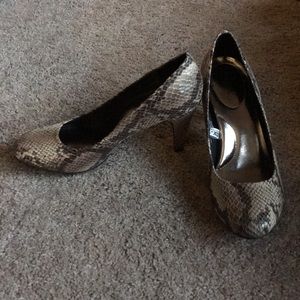 Snakeskin heels